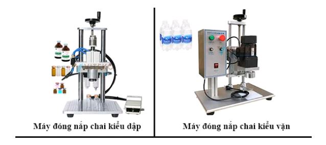 5 điều cần biết khi mua máy đóng nắp chai nhựa, chai thủy tinh