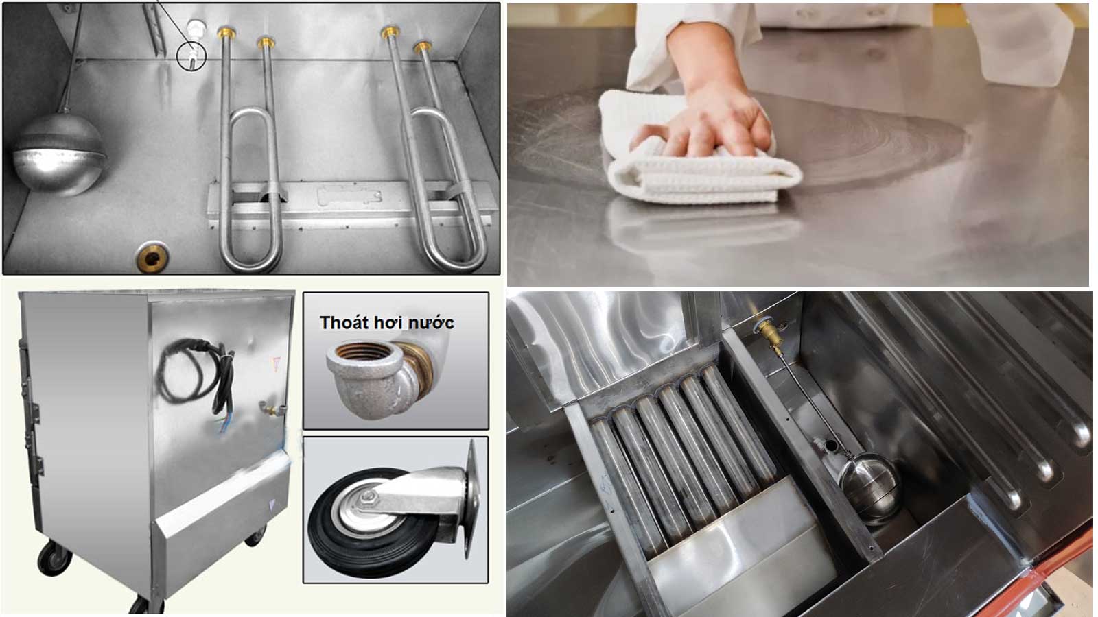 Hướng dẫn vệ sinh và bảo quản tủ nấu cơm công nghiệp
