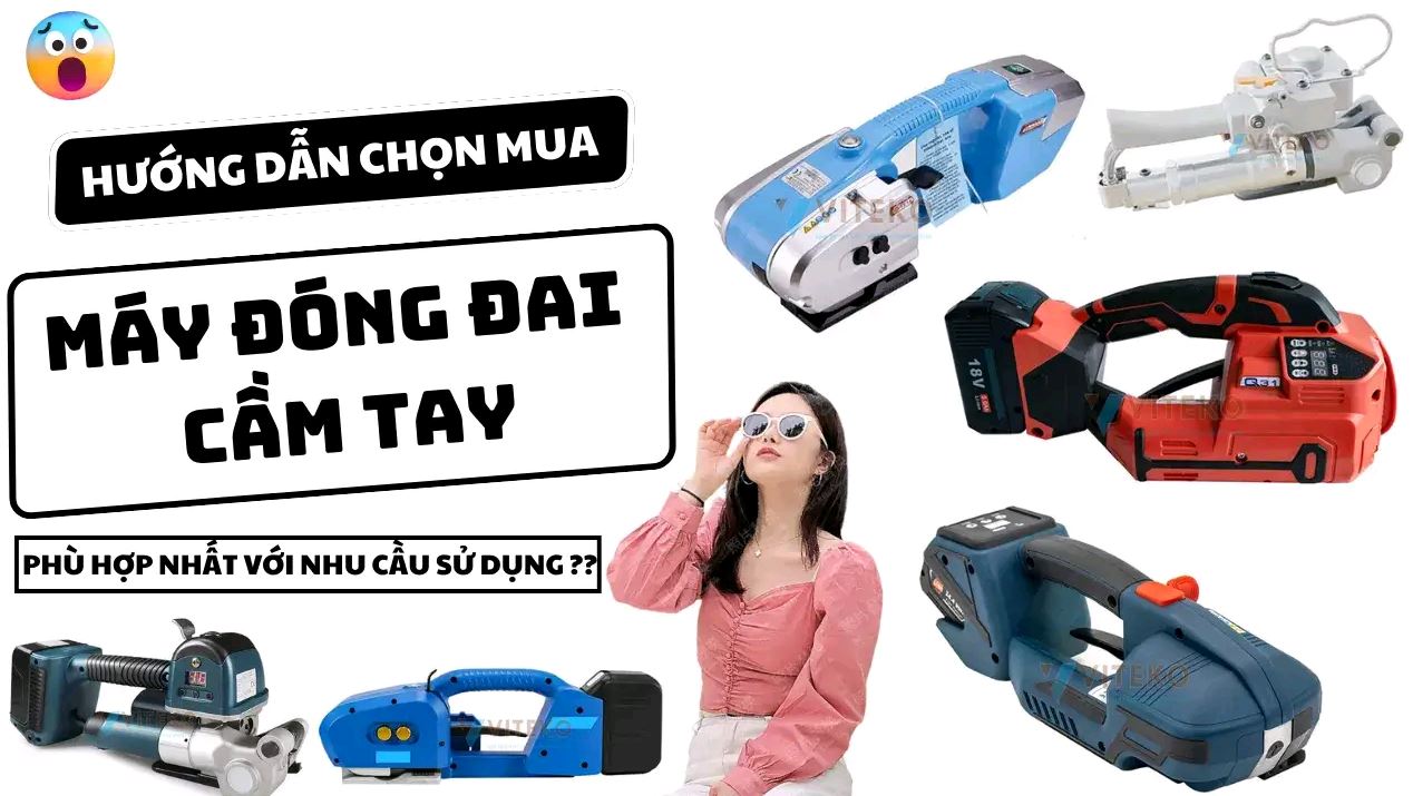 Máy đóng đai thùng cầm tay