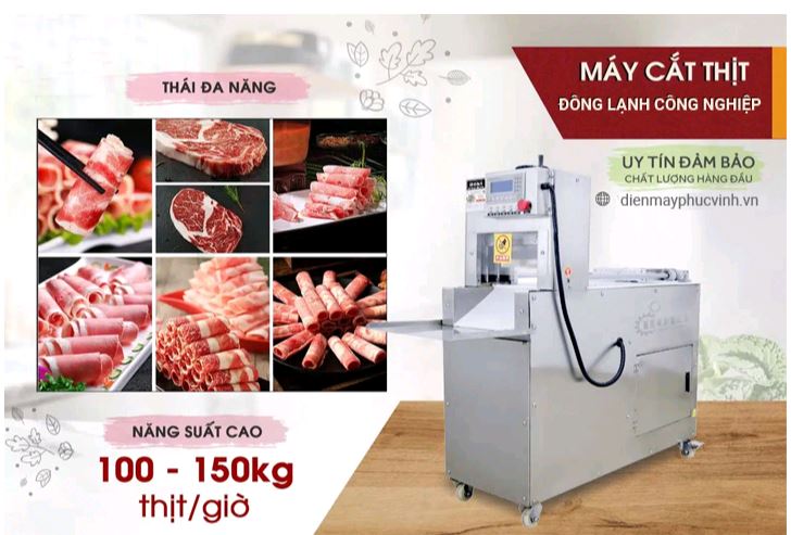 Máy thái thịt đông lạnh công nghiệp