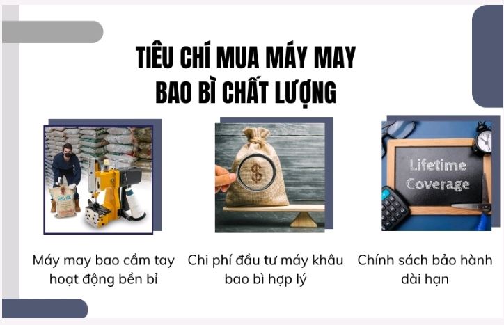 6 Tiêu chí mua máy may bao cầm tay “chất lượng”