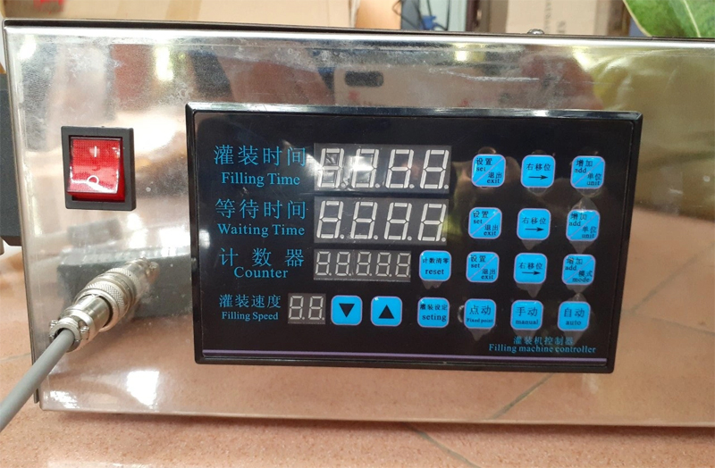 Bảng điều khiển Máy chiết rót mỹ phẩm 2 vòi