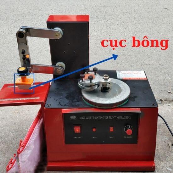 Cục chấm mực máy in date mâm xoay