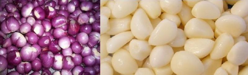 Máy bóc vỏ hành