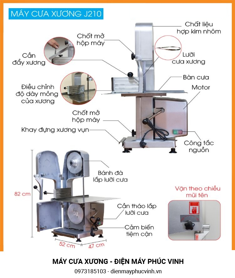Máy Cưa Xương Công Nghiệp J210