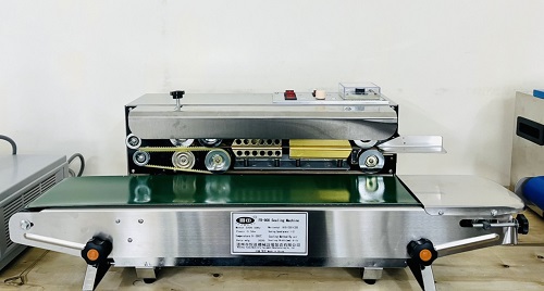 Máy hàn miệng túi liên tục FR-900 vỏ inox