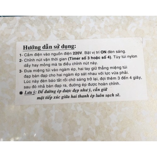 Cách sử dụng máy ép nhiệt May-han-miêng-tui-M2-600