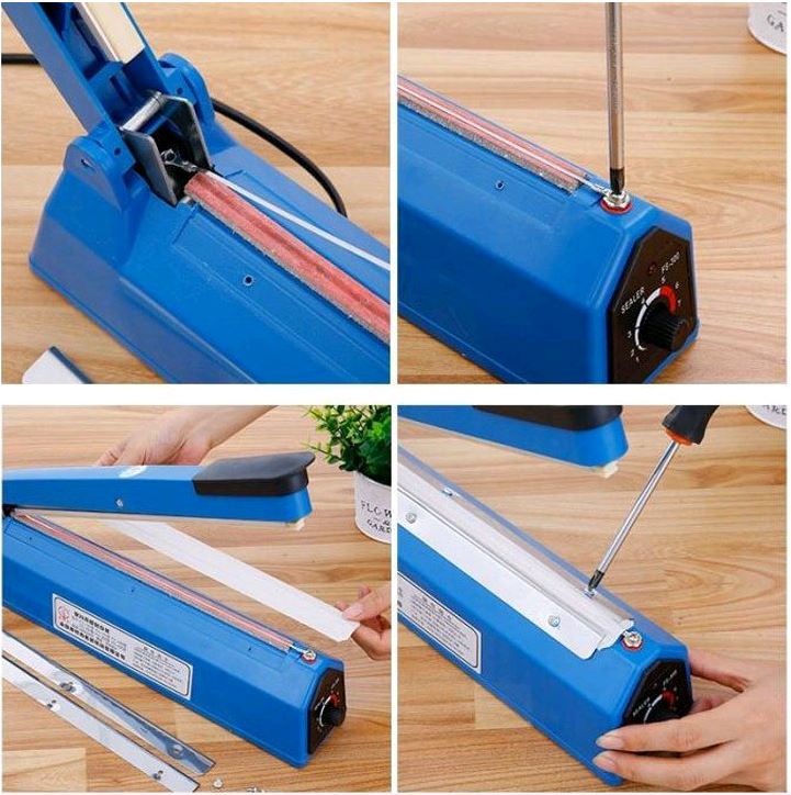 Thông số kỹ thuật máy dán miệng túi ni long cầm tay PFS-300 .