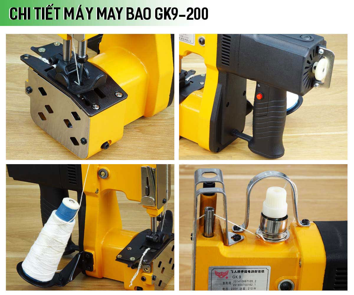 Chi tiết máy may bao cầm tay GK9 200