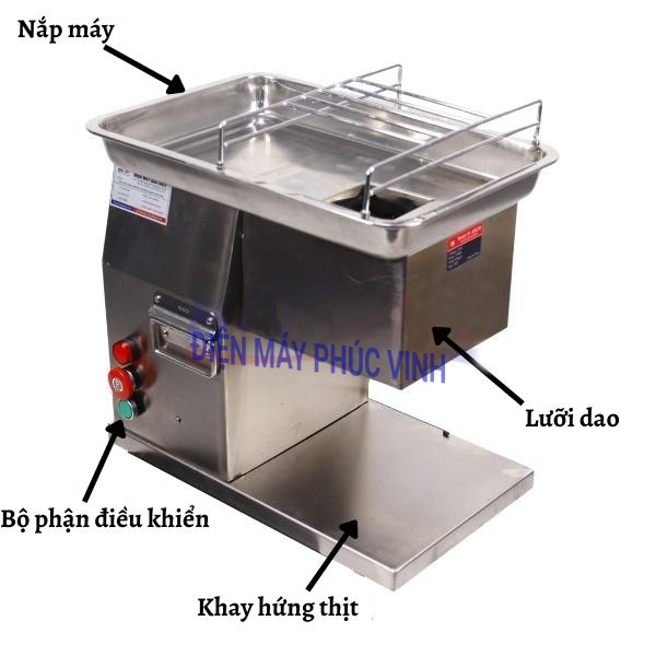 Cấu tạo Máy thái thịt tươi sống QX250